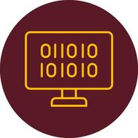 Binary Code Vector Icon