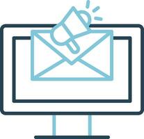 icono de vector de marketing por correo electrónico