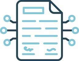 Smart Contracts Vector Icon