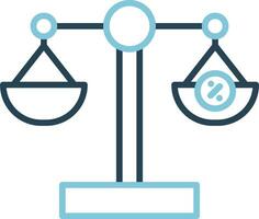 icono de vector de escala