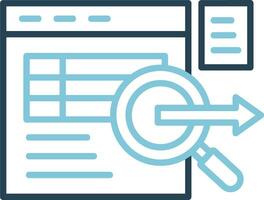 Data Query Vector Icon