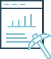 Data Mining Vector Icon