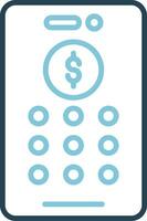 Banking Pin Code Vector Icon