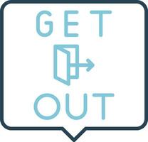 Get Out Vector Icon