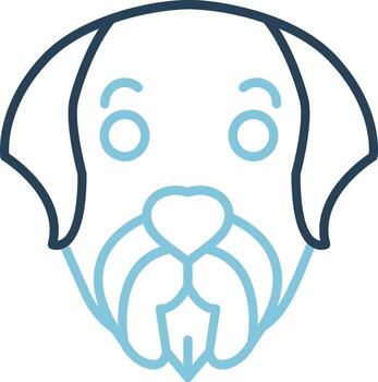 pudelpointer vector icono