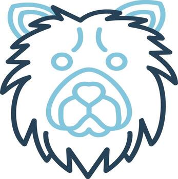 Chow Chow Vector Icon