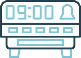 Digital Clock Vector Icon