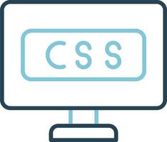 icono de vector de css