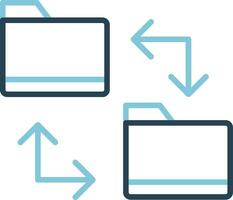 File Sharing Vector Icon