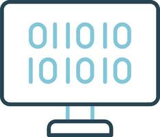 Binary Code Vector Icon