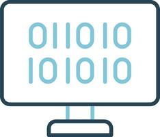 Binary Code Vector Icon