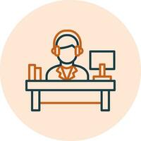 Help Desk Vector Icon