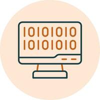 Binary Code Vector Icon