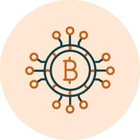 icono de vector de criptomoneda