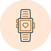 icono de vector de reloj inteligente