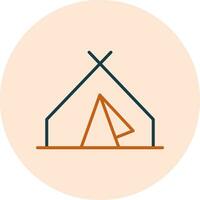 Tent Vector Icon