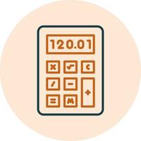 icono de vector de calculadora