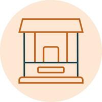 Ticket Window Vector Icon