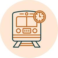 Train Times Vector Icon