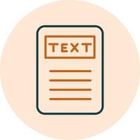 Text Vector Icon