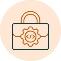 Office bag Vector Icon