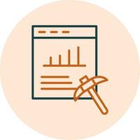 Data Mining Vector Icon