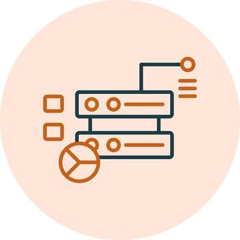 icono de vector de base de datos