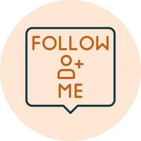 Follow Me Vector Icon