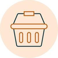 Shopping Basket Vector Icon