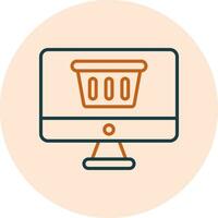 Online Shopping Vector Icon