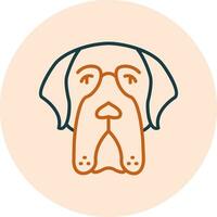 Saint Bernard Vector Icon