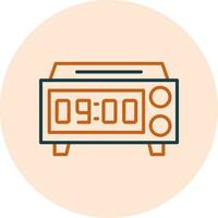 Digital Clock Vector Icon