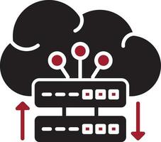 Cloud Server Vector Icon