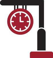 icono de vector de reloj