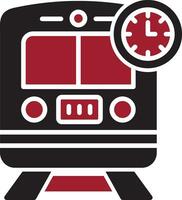 Train Times Vector Icon