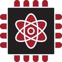 Quantum Computing Vector Icon
