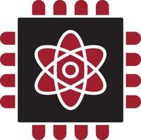 Quantum Computing Vector Icon