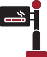 Smoking Area Vector Icon