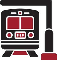 Train Station Vector Icon