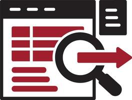Data Query Vector Icon