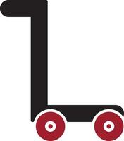 Trolley Vector Icon