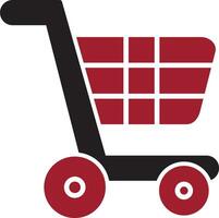 icono de vector de compras