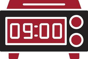 Digital Clock Vector Icon