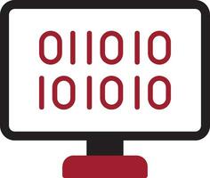 Binary Code Vector Icon