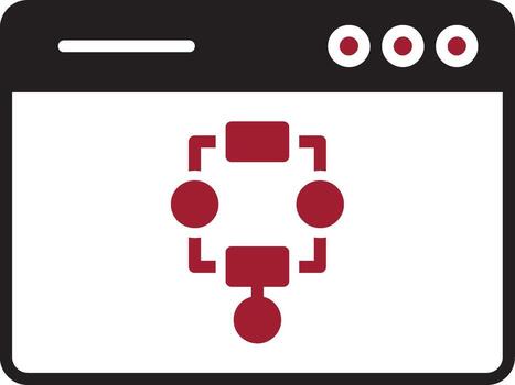 icono de vector de algoritmo