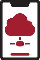 Cloud Data Vector Icon