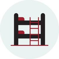 Bunk Bed Vector Icon