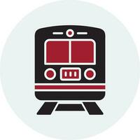 icono de vector de tren