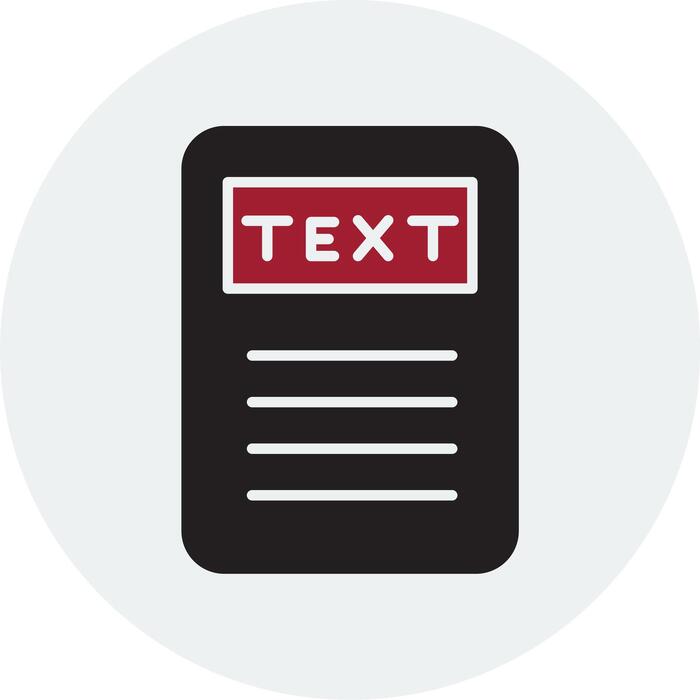 Text Icon Vector Art, Icons, and Graphics for Free Download