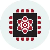 Quantum Computing Vector Icon